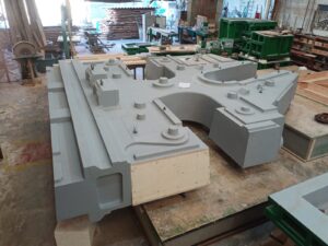 Fabricação de modelos em madeira de grande porte